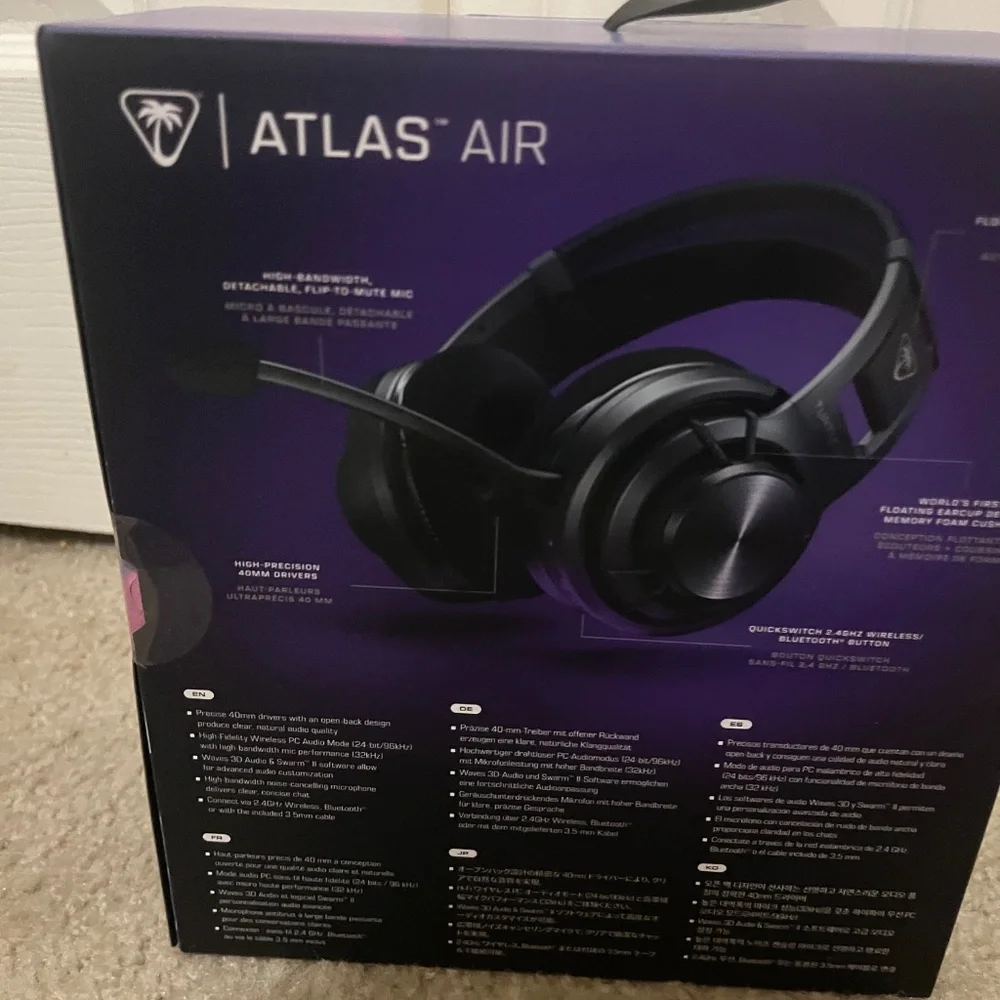 New Turtle Beach Atlas Air headphones - Picture 3 of 4